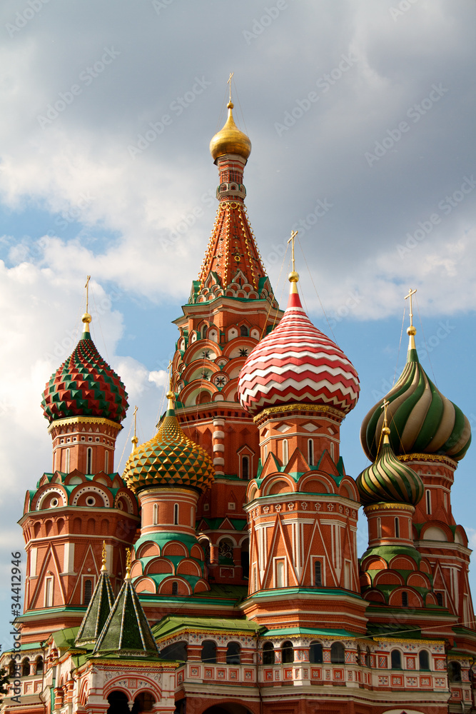 The Cathedral of Saint Basil the Blessed or simply Pokrovskiy Ca The Cathedral of Saint Basil the Blessed or simply Pokrovskiy Ca