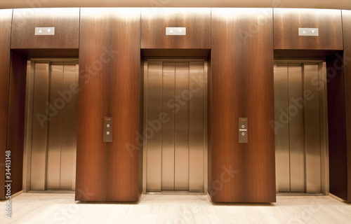 Bilde på lerret Aufzüge geschlossen Lift