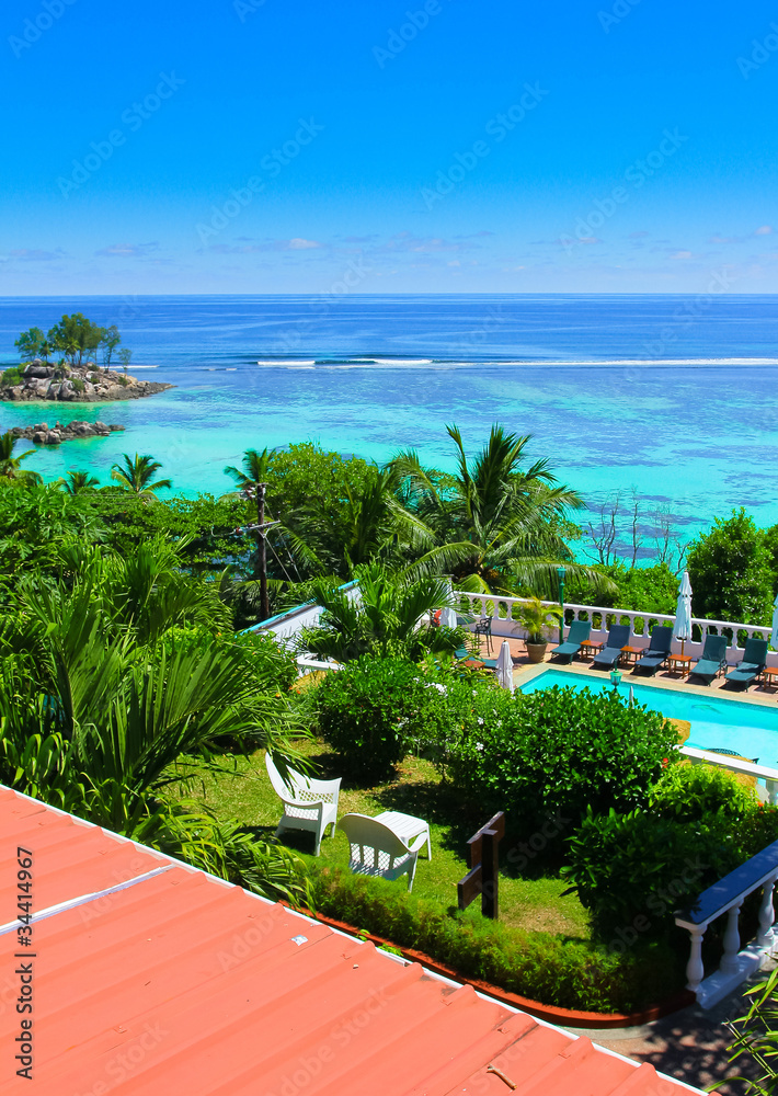 Fototapeta premium In Paradise Pool Rest