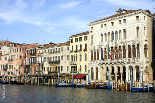 Buildings on the big canal in Venice