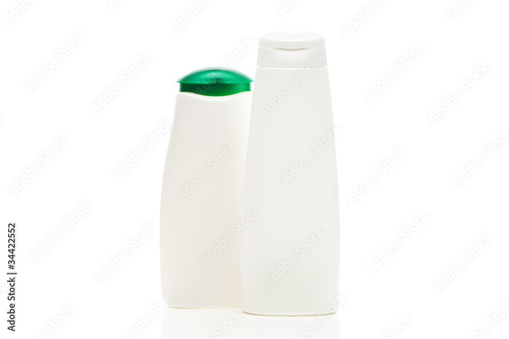 cosmetic containers isolated on white cosmetic containers isolated on white
