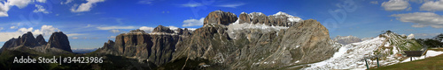 360    views of the Dolomites of the Fassa Valley