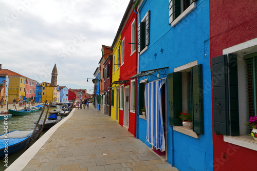Burano island, colored houses,Italy © anastasios71