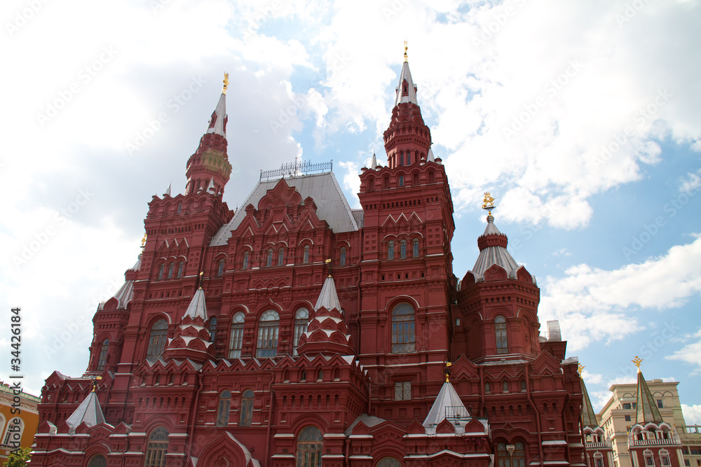 Historical Museum on the Red Square, Moscow, Russia