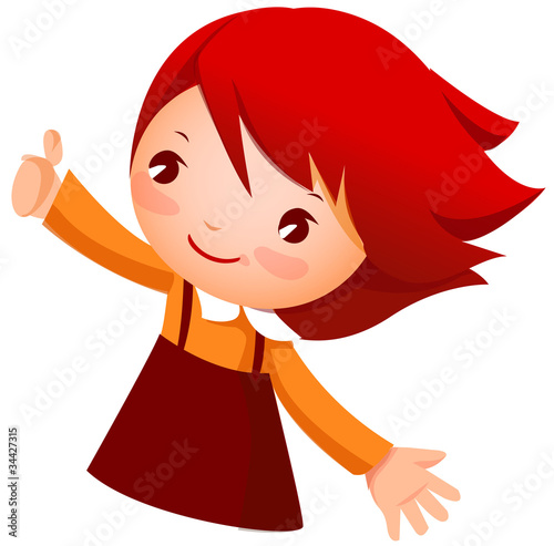 Close-up of girl standing