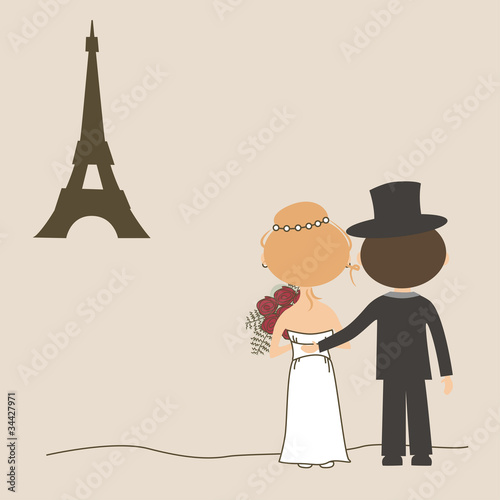 Wedding invitation card
