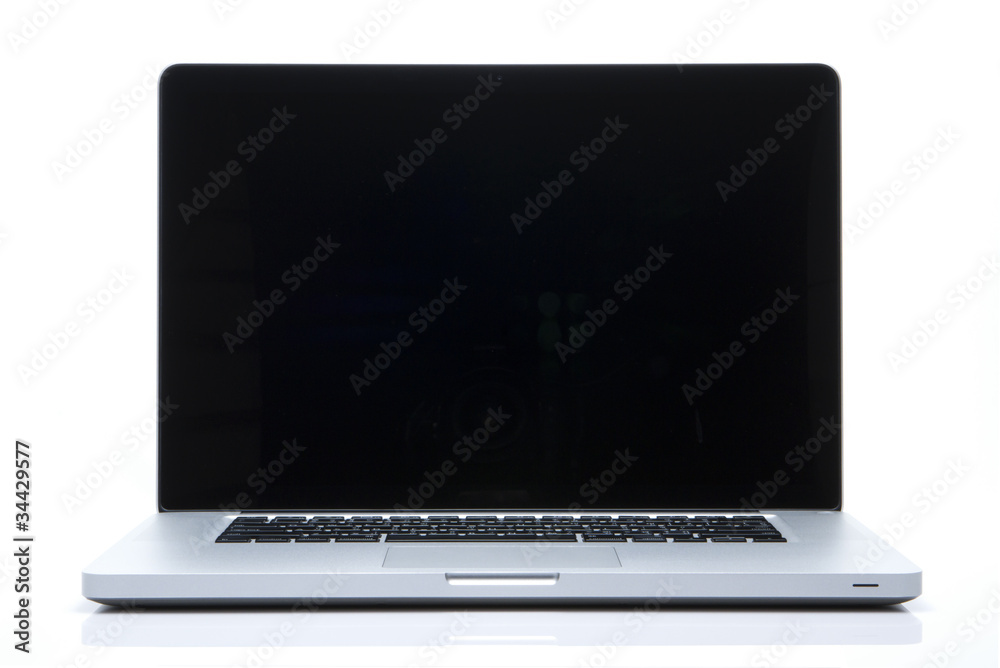 Laptop on isolated white Laptop on isolated white
