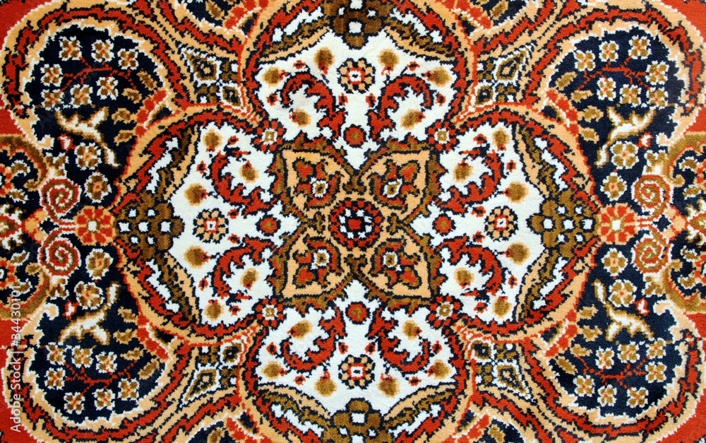 Texture of Handmade Turkish Carpet
