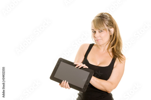 Holding a tablet computer