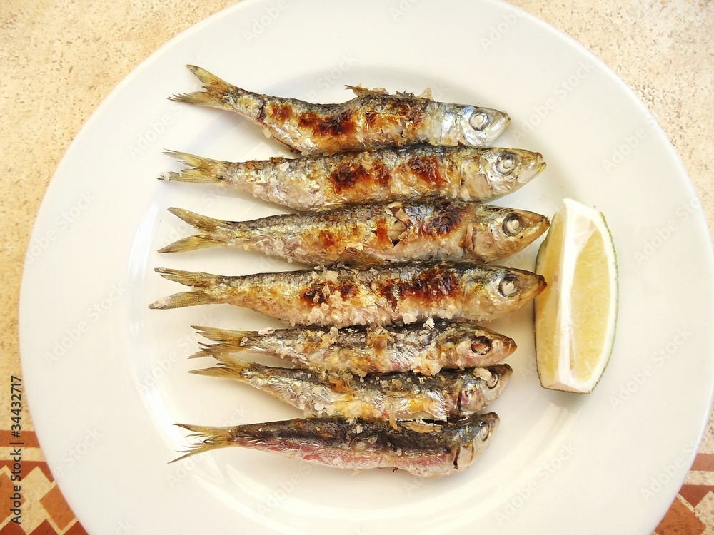 Espeto de sardinas