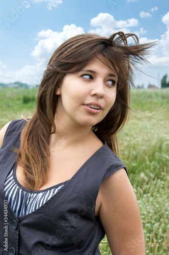 girl outdoors