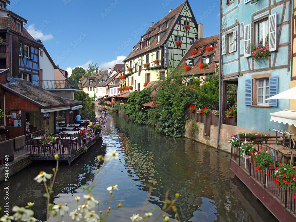 La petite Venise à Colmar - Haut-Rhin - Alsace