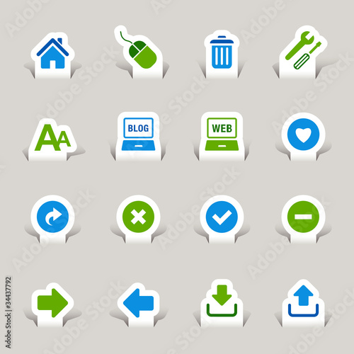 Papercut - Website and Internet Icons