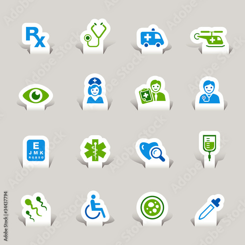 Papercut - Medical icons