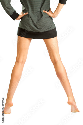 Women's slender legs
