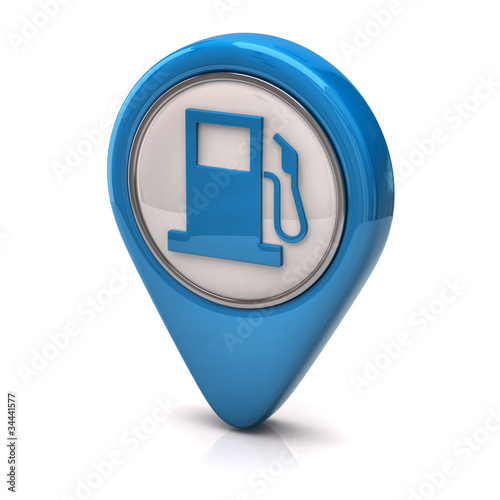 Blue fuel icon