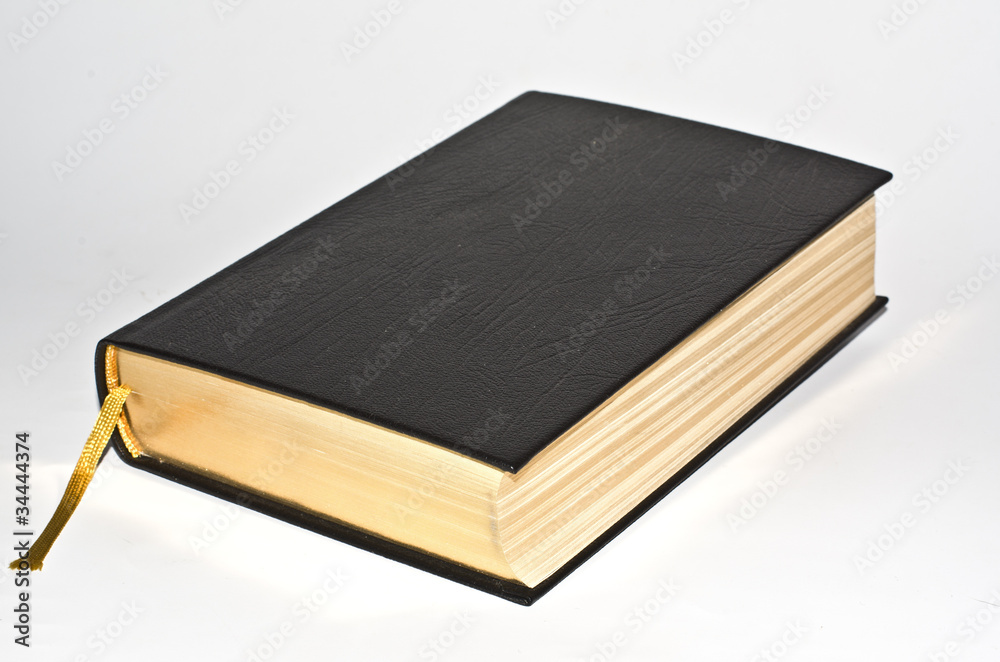 Buch mit schwarzem Einband Buch mit schwarzem Einband