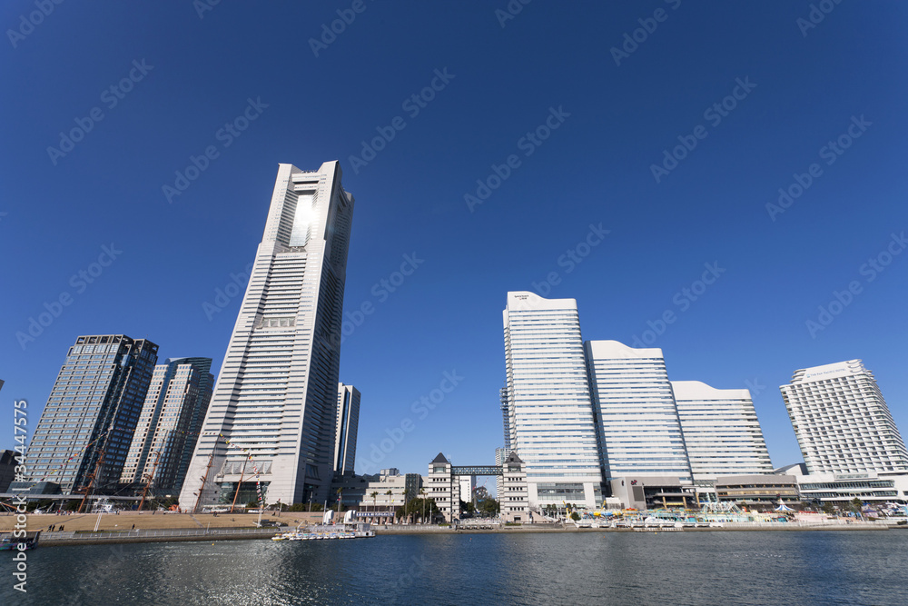 Obraz premium 横浜 みなとみらい地区