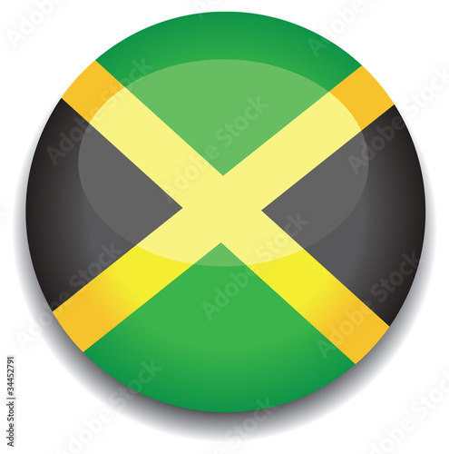 jamaica flag in a button
