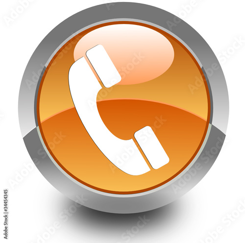 Phone glossy icon