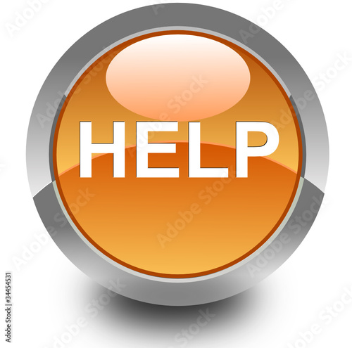 Help glossy icon