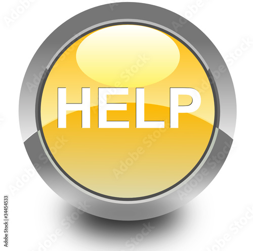 Help glossy icon