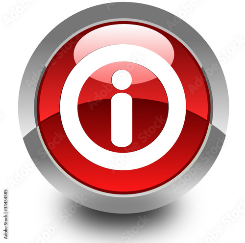 Info glossy icon