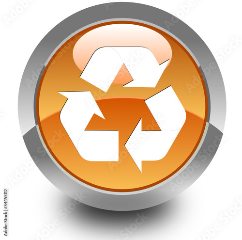Recycle glossy icon