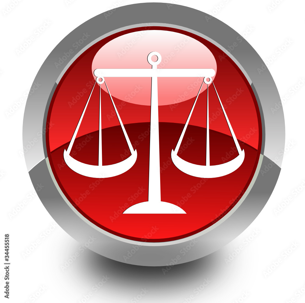 Justice glossy icon Justice glossy icon