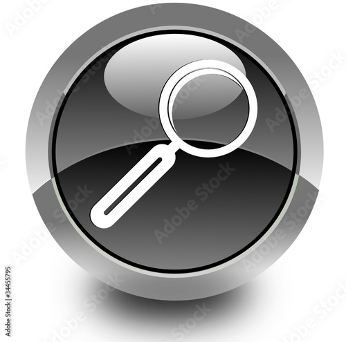Search glossy icon