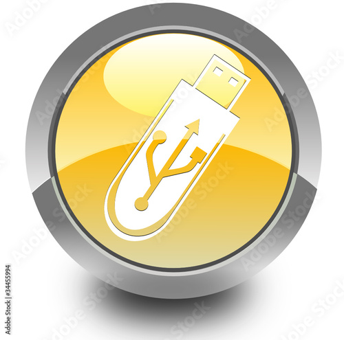 Pendrive glossy icon