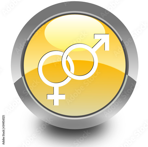 Couple glossy icon