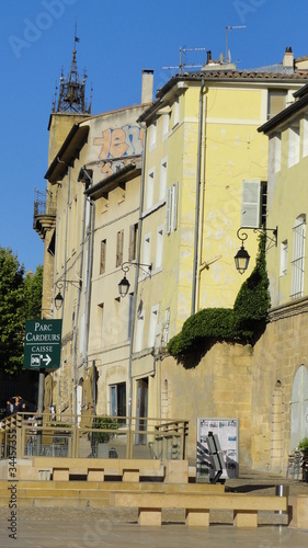 Obraz na plátně Forum des Cardeurs à Aix-en-Provence (Bouches-du-Rhône)