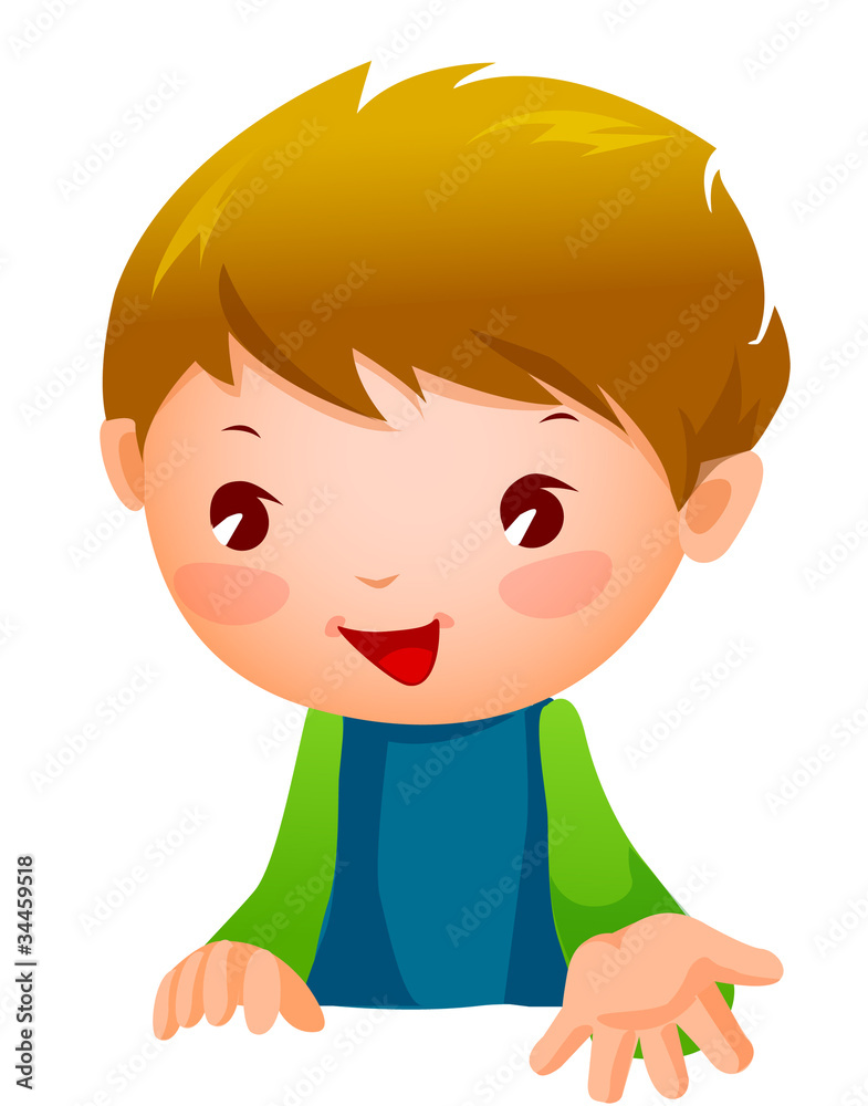 Close-up of boy smiling