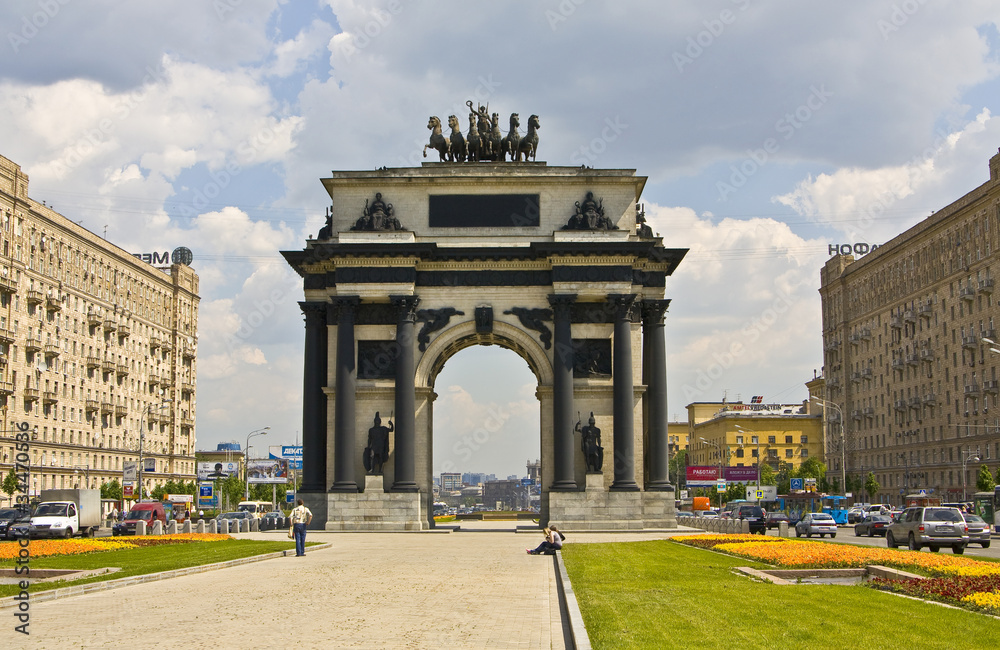 Obraz premium Moscow, Triumphal arch