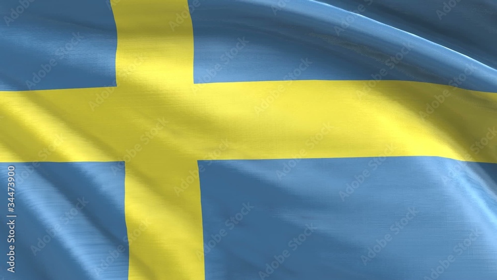 Nahtlos wiederholende Flagge Schweden Nahtlos wiederholende Flagge Schweden