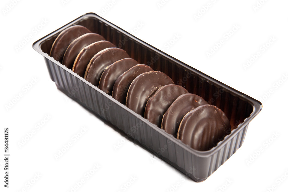 Obraz premium pack cookies. close up