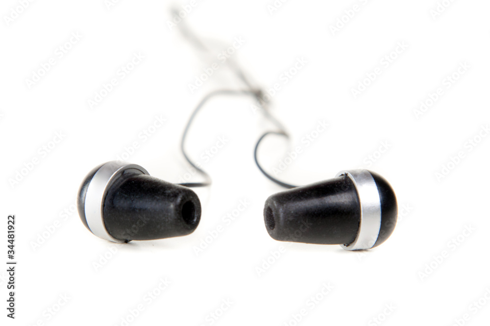 Headphones isolated on white. Headphones isolated on white.
