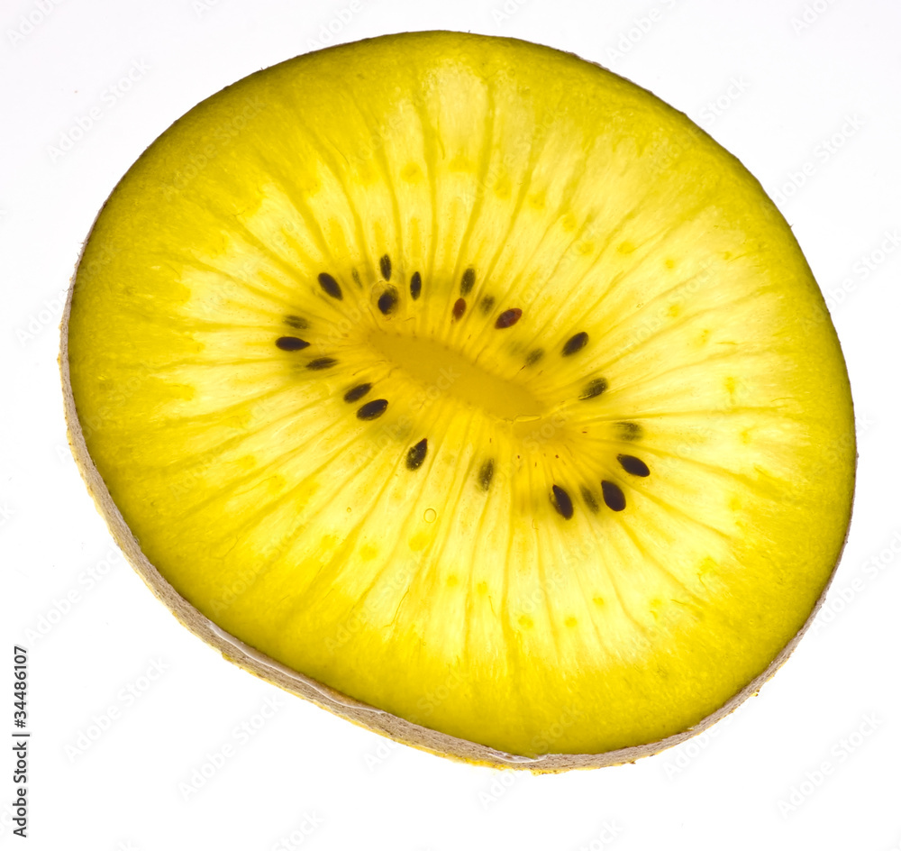 Gold kiwi slice