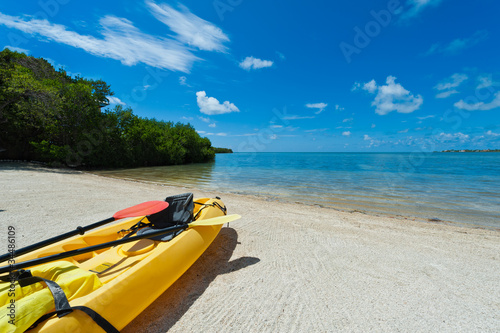 Kayak in the beach