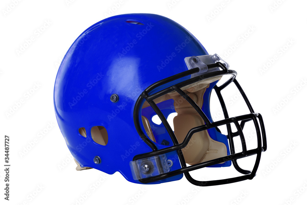 Fototapeta premium Blue Football Helmet