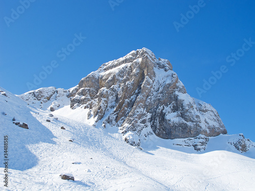 Skiing slope