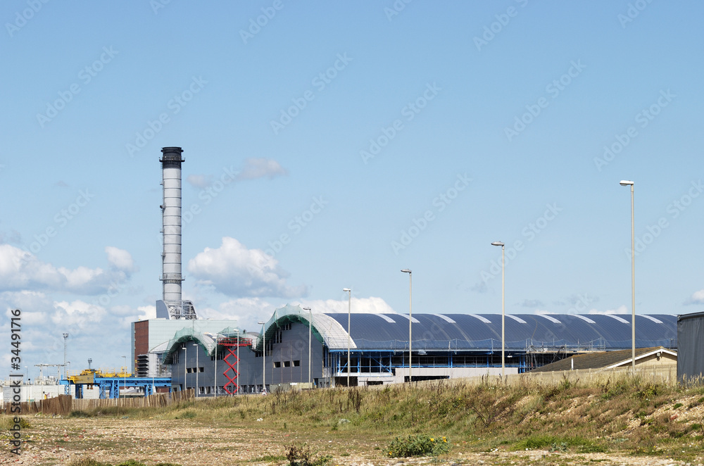 Industrial Units at Shoreham Harbour. Sussex. UK