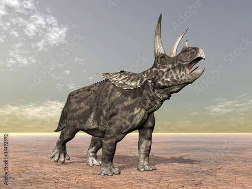 Dinosaurier Pentaceratops © Michael Rosskothen