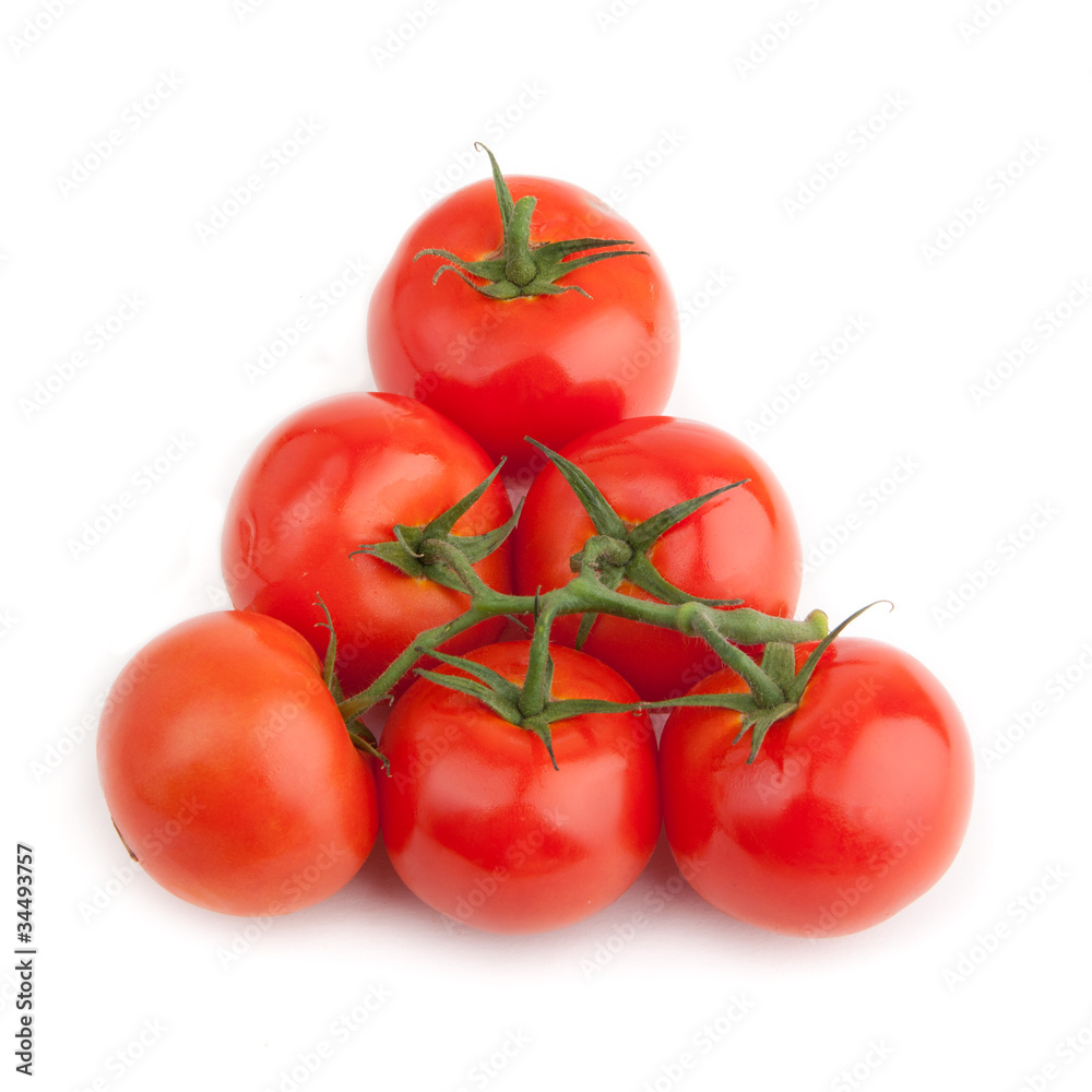 red tomato vegetable isolated on white background red tomato vegetable isolated on white background
