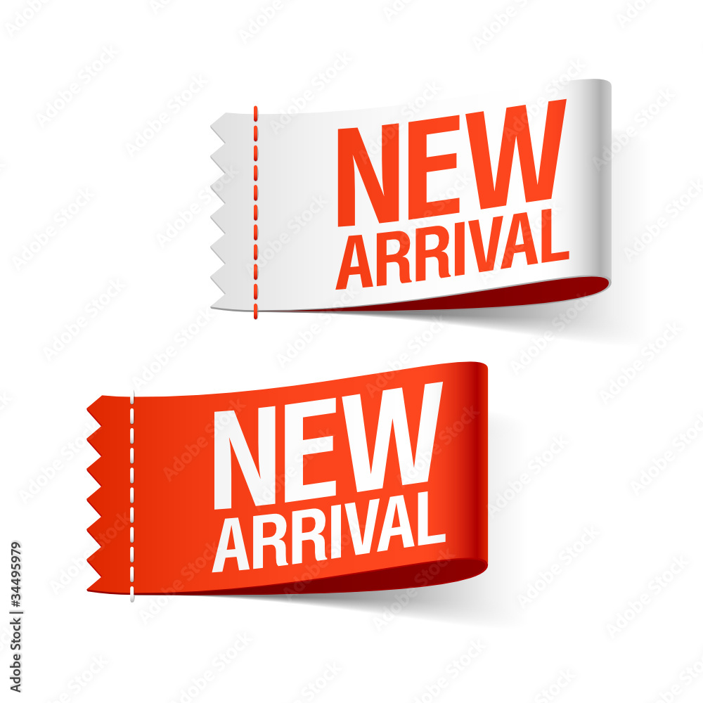 New arrival ribbons