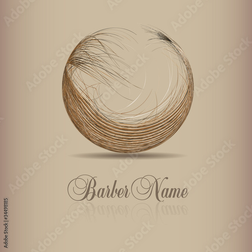 design for hair logo
