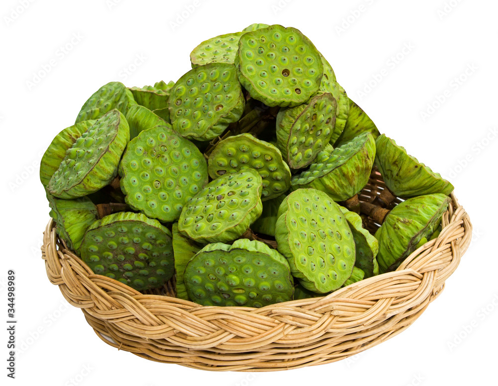 Fototapeta premium Bunch of lotus seeds