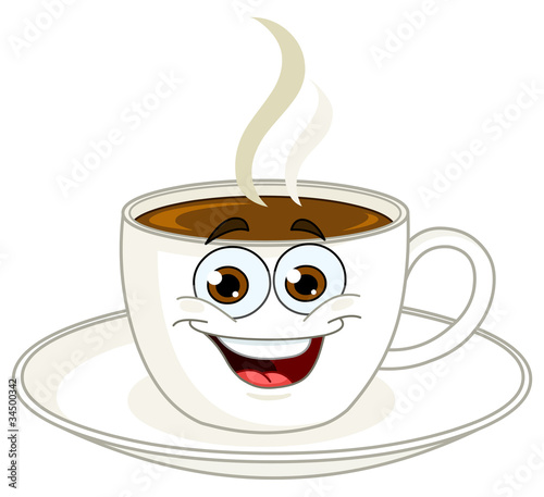 Coffee cup cartoon