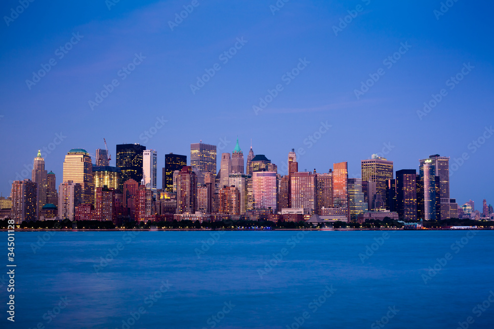 Fototapeta premium Panoramę Nowego Jorku na Manhattanie